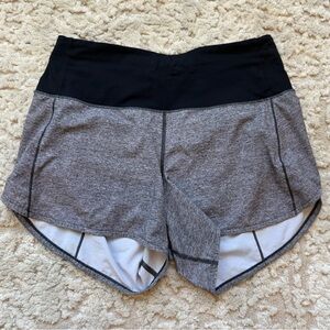 Speed up shorts. High rise. 4 inch.